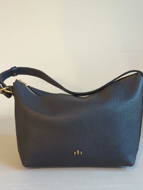 Portland Leather Slouchy Shoulder Bag Small Lagoon (Blue)